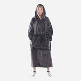 Cozy Giant Flannel Blanket Hoodie